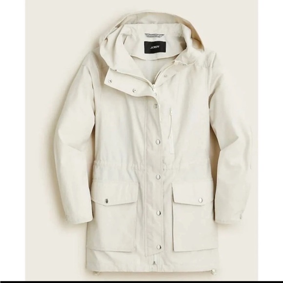 J. Crew Relaxed Perfect Lightweight Jacket in Pearl Oyster, sz XS - Picture 1 of 1